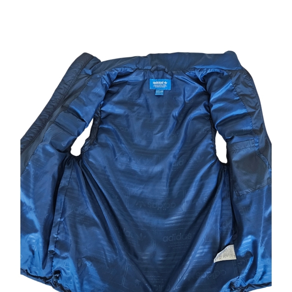 Adidas Men's Blue Puffer Vest - Picture 12 of 12